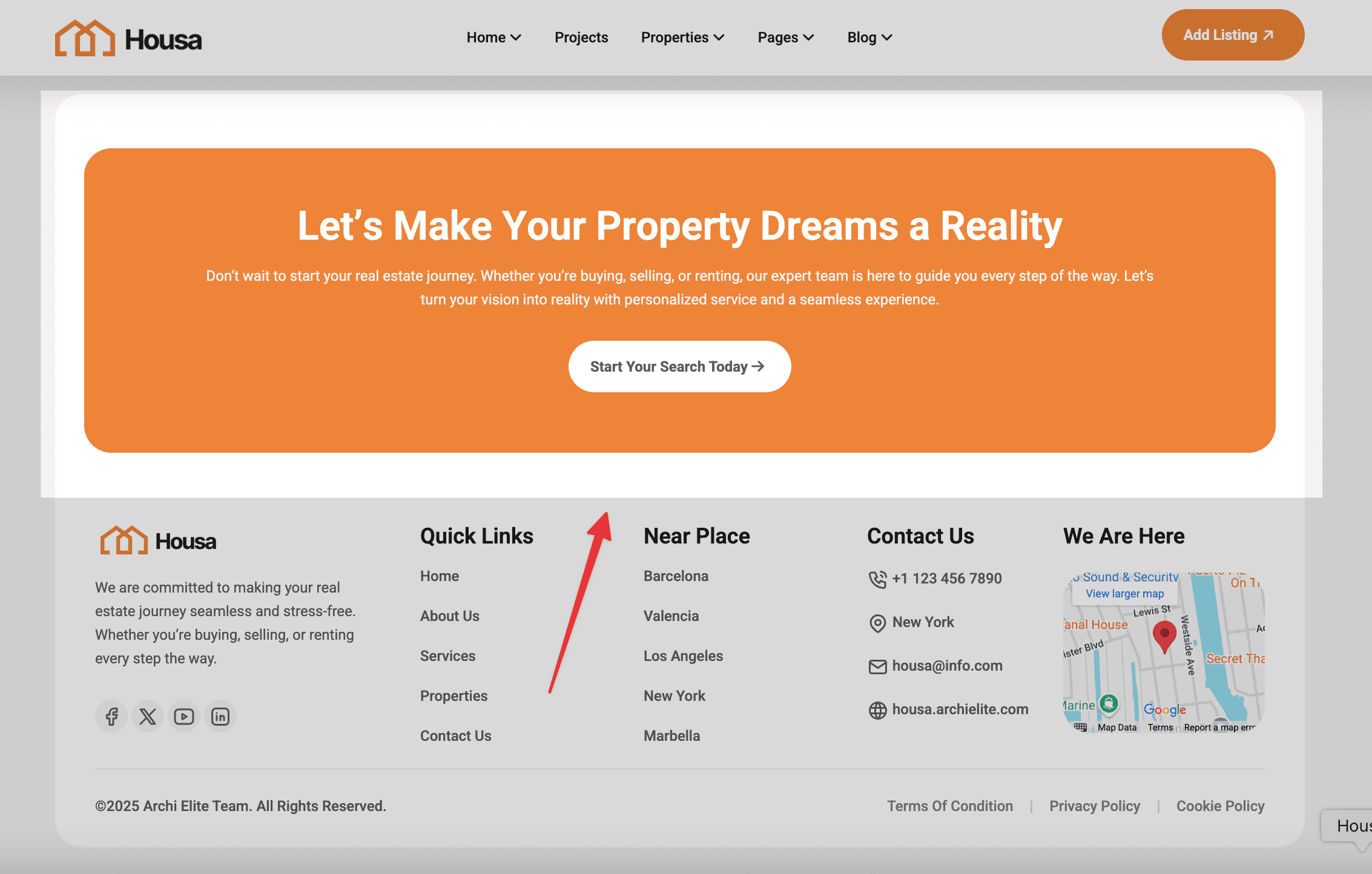 Pre Footer Sidebar
